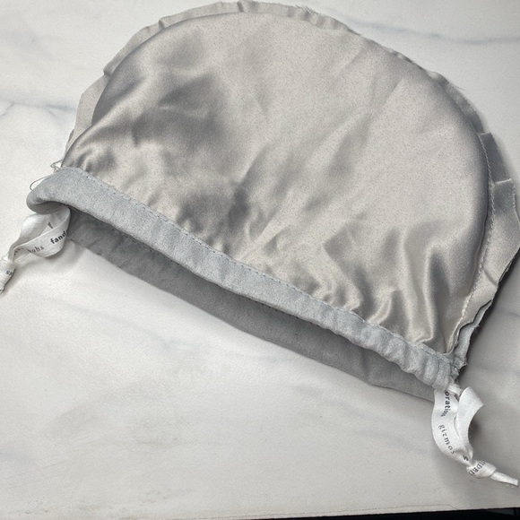 Anthropology grey suede drawstring bag NWOT - Picture 5 of 6